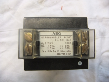 SWI K40 AEG 600/1 Stromwandler