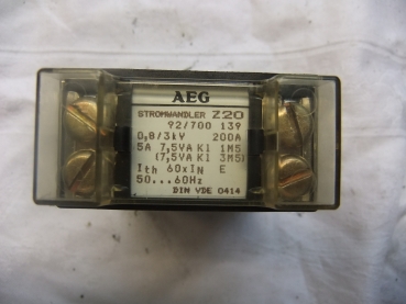 Z20 AEG Stromwandler 200/5