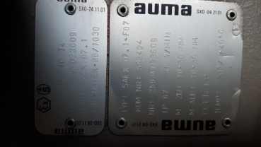 Preview: Auma Antrieb SAEX 07.1 - F07 Getriebe GS 63.2