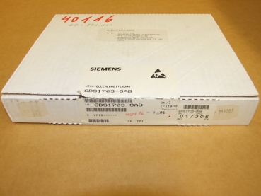 6DS1703-8AB, Meßstellenerweiterung Teleperm in geöffneter OVP