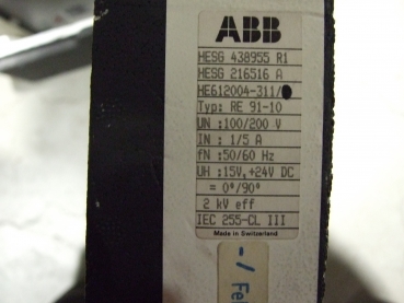 Preview: ABB RE91-10, NET390403-RE91-10, Neu, OVP