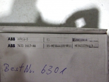 Preview: ABB AV91A-5 K1, NET390403-AV91A-5 K1, Neu, OVP