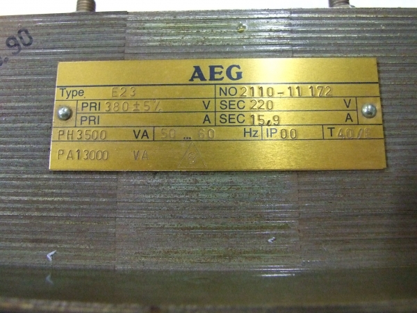 Transformer,  AEG E23