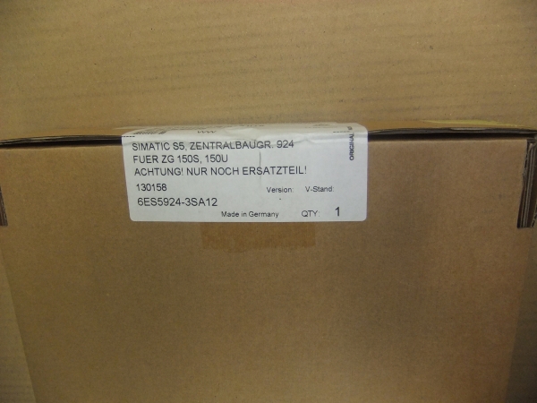 6ES5924-3SA12 CPU - Neu Originalverpakt