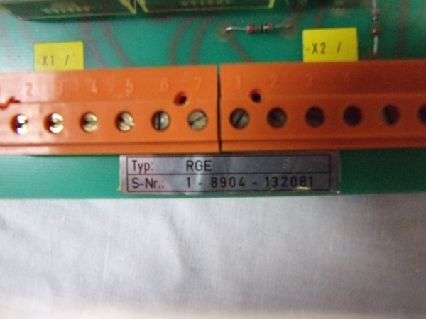Gleichlaufsteuerung TYP RGE S-Nr. 1-8904-132081