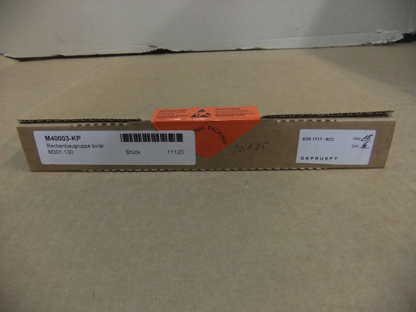 6DS1717-8CC, Rechenbaugruppe Binär, Repariert OVP